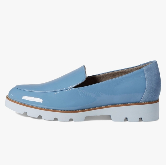 NWT Vionic Kensley Loafer Blue Shadow Patent Leather Size US 10 - Picture 4 of 5